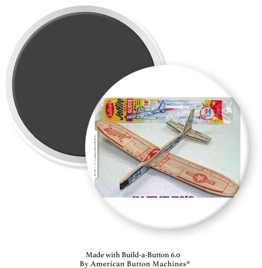 Wooden Glider Plane Magnet - Magnets and Memories