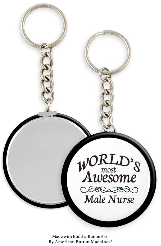 World's Most Awesone Male Nurse - Magnets and Memories