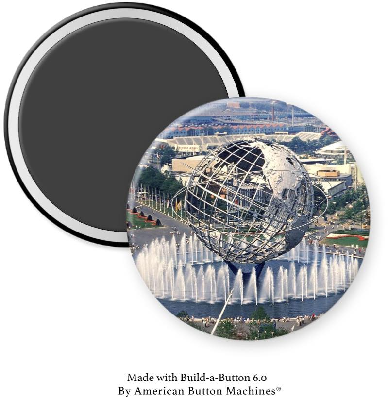 Worlds Fair 1964 Queens NY Magnet - Magnets and Memories