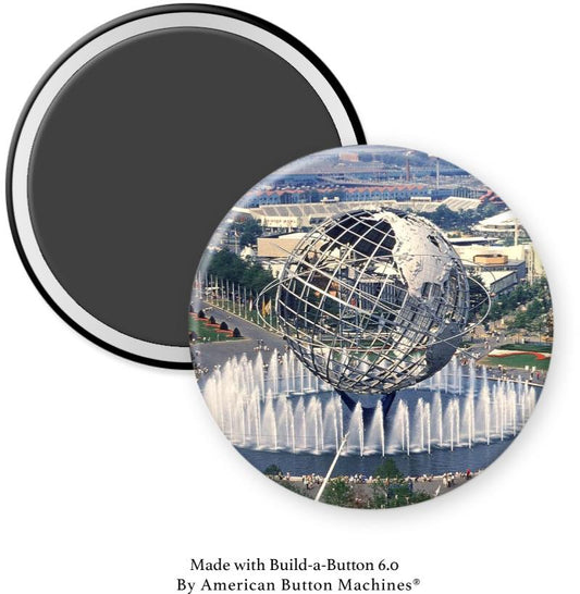 Worlds Fair 1964 Queens NY Magnet - Magnets and Memories