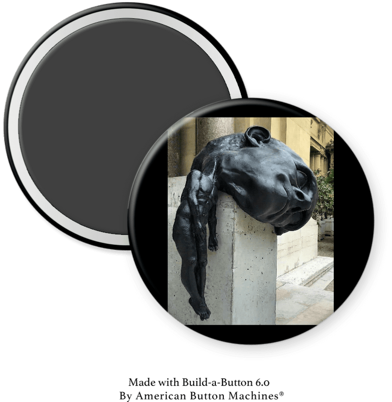 Refrigerator magnet by Magnets and Memories depicting the theme "Depression - What it Looks Like" with illustrative design.