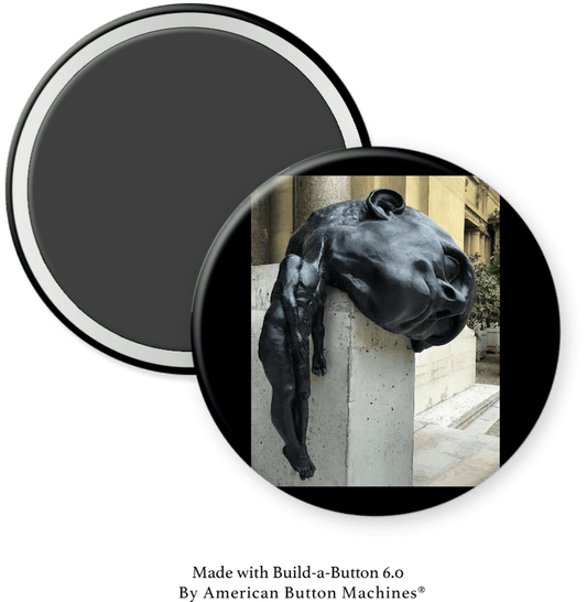 Refrigerator magnet by Magnets and Memories titled "Depression - What it Looks Like," featuring a visual representation of depression.
