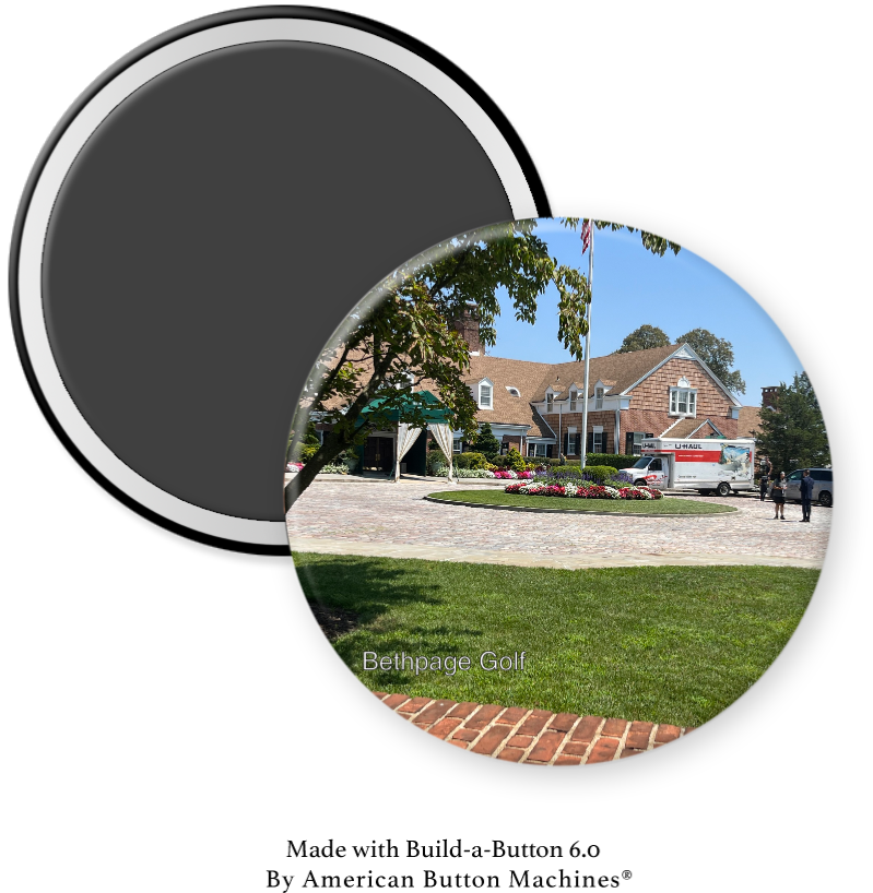 Entrance to Bethpage State Park Golf - Magnets and Memories 