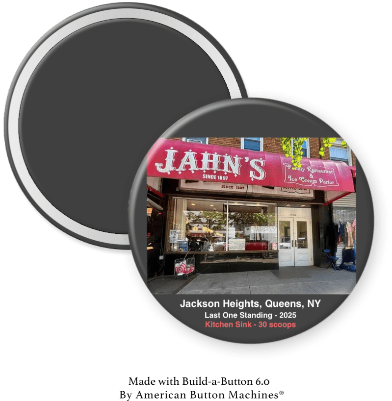 Jahn’s Ice Cream 2025 (last location) - Magnets and Memories