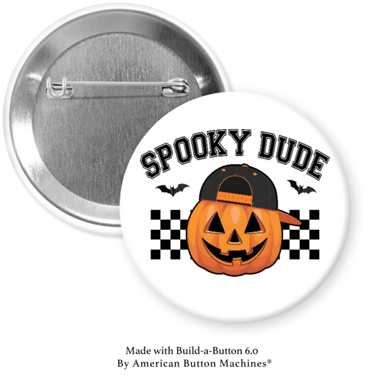 Nice Spooky Dude Pumpkin - Magnets and Memories 