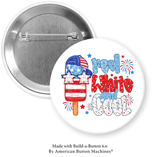 Red, White and COOL with Fireworks - Magnets and Memories