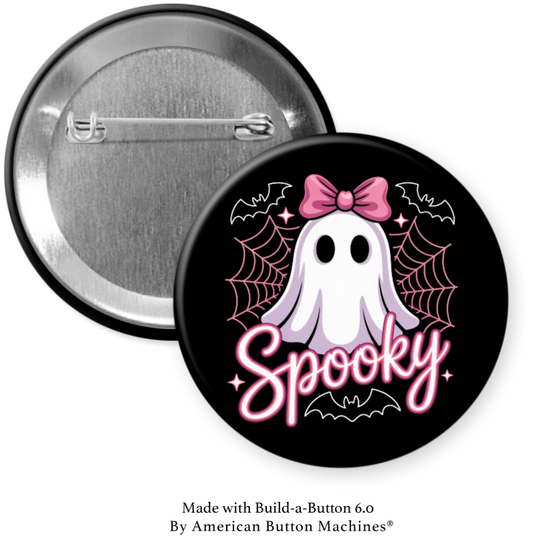 Spooky Girly Ghost with Cute Bow - Magnets and Memories 