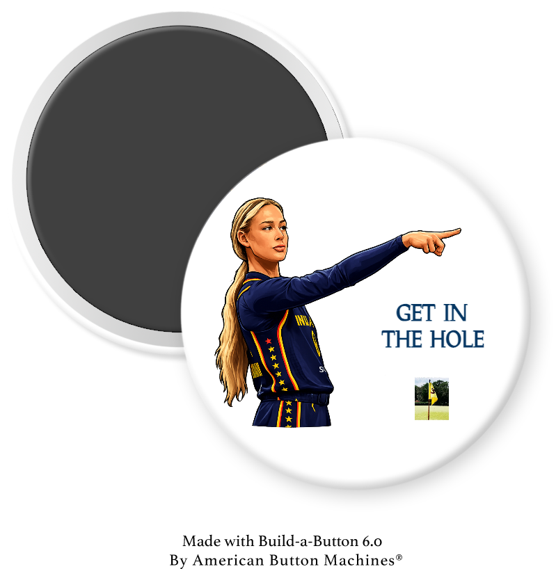 Get in the Golf Hole Sophie C Points at Flag